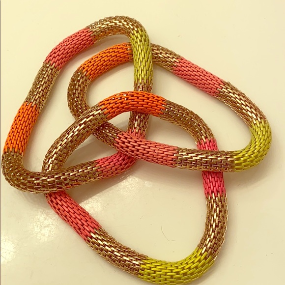 Francesca's Collections Jewelry - Francesca’s Collection Gold and neon bracelet